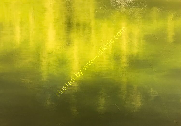 River reflection. Oil on panel. 59cm x 42cm. Available from Aberfeldy Gallery.