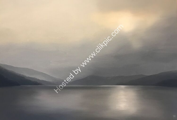 Scottish light. Oil on canvas. 80cm x 55cm. Available from Aberfeldy Gallery.