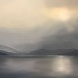 Scottish light. Oil on canvas. 80cm x 55cm. Available from Aberfeldy Gallery.