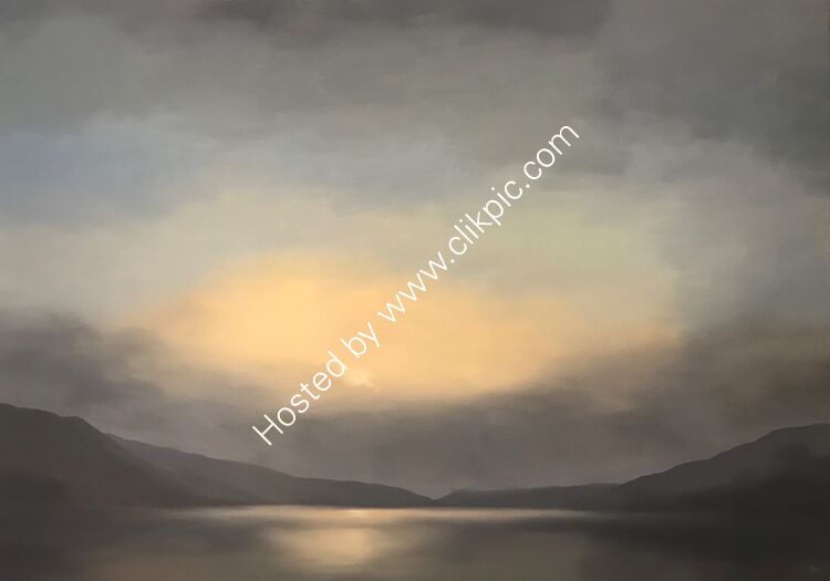 Eternal light.  Oil on canvas.  135cm x 95cm.  Available from the Perthshire Gallery.