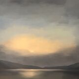 Eternal light.  Oil on canvas.  135cm x 95cm.  Available from the Perthshire Gallery.