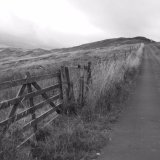 A steep climb, Glen Quaich.