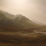 Autumn rains, Glencoe. Oil on canvas. 122cm x 91.5cm.  COLLECTION THE ARTIST.