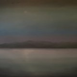Blue moon, Loch Tay. Oil on canvas. 122cm x 91.5cm. SOLD