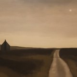 Bothy, Glen Quaich. Oil on canvas. 122cm x 91.5cm. SOLD