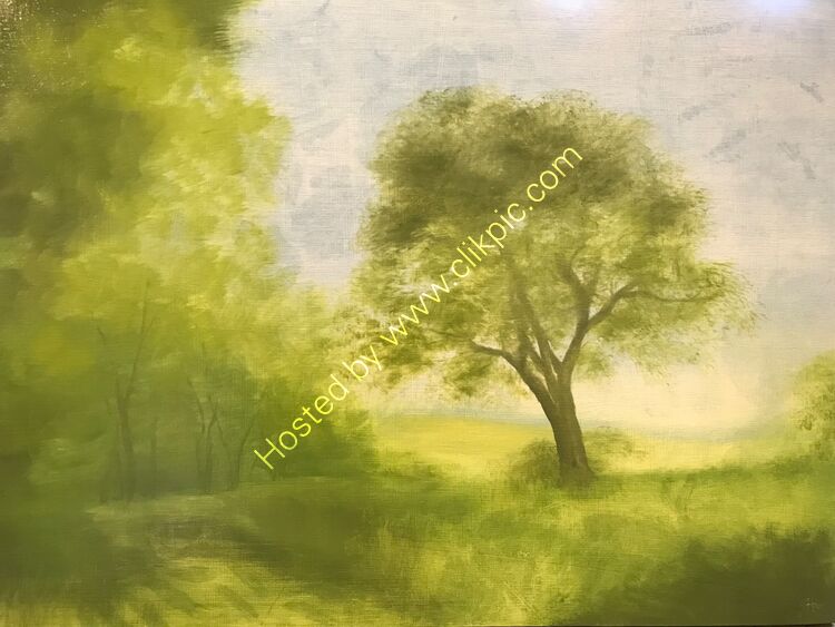 Early Summer.  Oil on panel.  59cm x 42cm.  Available from Aberfeldy Gallery.