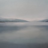 Dusk, Loch Tay. Oil on canvas. 50cm x 40cm. SOLD