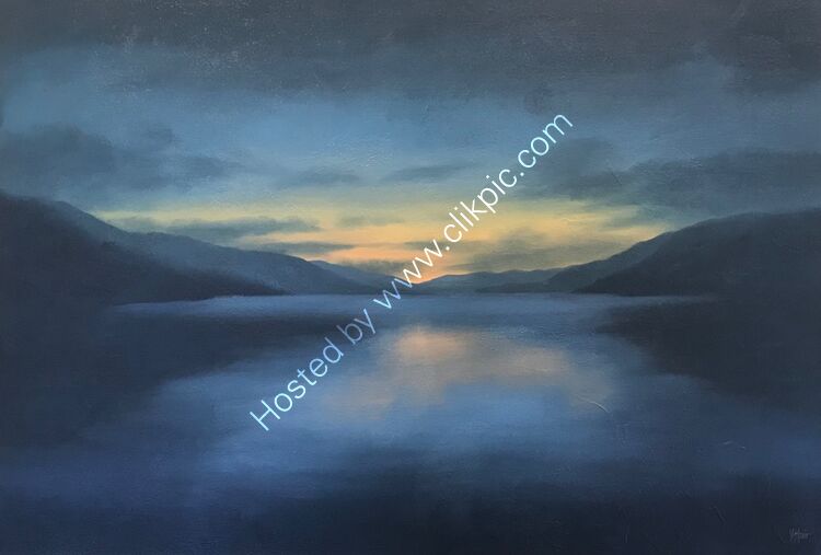 Peaceful place.  Oil on canvas.  80cm x 55cm.  Available from Aberfeldy Gallery.