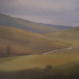 Late summer, Glen Quaich.  Oil on canvas.  122cm x 91.5cm.  SOLD