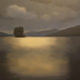 Nocturne in blue, Loch Tay. Oil on canvas. 122cm x 91.5cm. SOLD