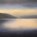 Solas. Oil on canvas. 51cm x 122cm. Available from Sproson Gallery, St Andrews.