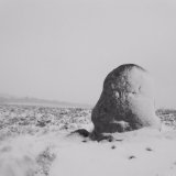 Standing stone, Winter.