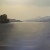 Still, Loch Tatha. Oil on canvas. 122cm x 91.5cm. SOLD