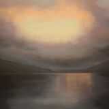 Twilight song, Loch Earn. Oil on canvas. 122cm x 91.5cm.