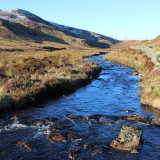 Winter blue, Little Glenshee.