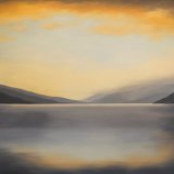 Firesky, Loch Tay. Oil on canvas. 122cm x 91.5cm. SOLD