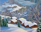 switzerland 30 x 24 oil on canvas