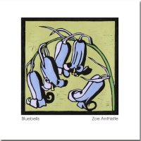 Greeting card - 'Bluebells'
