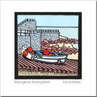Greeting Card - 'Sheringham Rowing Boat'